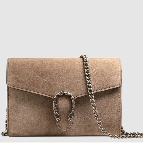 Gucci Handbags - Dionysus Suede Mini Chain Bag